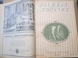 Veckans Krönika - Illustrerad Veckoskrift 1921 -inbunden årgång / sidottu vuosikerta / annual volume