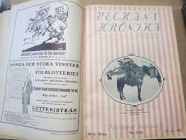 Veckans Krönika - Illustrerad Veckoskrift 1921 -inbunden årgång / sidottu vuosikerta / annual volume