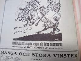 Veckans Krönika - Illustrerad Veckoskrift 1921 -inbunden årgång / sidottu vuosikerta / annual volume