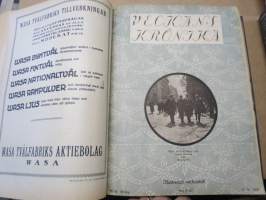 Veckans Krönika - Illustrerad Veckoskrift 1921 -inbunden årgång / sidottu vuosikerta / annual volume