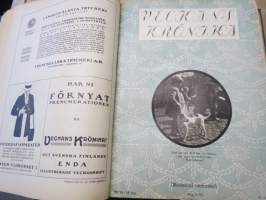 Veckans Krönika - Illustrerad Veckoskrift 1921 -inbunden årgång / sidottu vuosikerta / annual volume