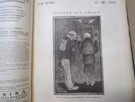 Veckans Krönika - Illustrerad Veckoskrift 1922 -inbunden årgång / sidottu vuosikerta / annual volume