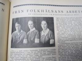 Veckans Krönika - Illustrerad Veckoskrift 1922 -inbunden årgång / sidottu vuosikerta / annual volume