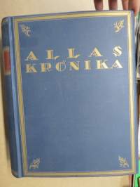 Allas Krönika - Illustrerad Veckoskrift 1927 -inbunden årgång / sidottu vuosikerta / annual volume