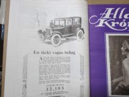 Allas Krönika - Illustrerad Veckoskrift 1927 -inbunden årgång / sidottu vuosikerta / annual volume