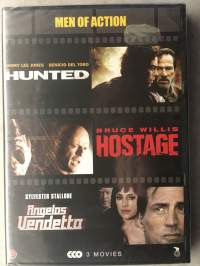 Men of Action - Hunted - Hostage - Angelos Vendetta DVD - elokuva (suom. text)