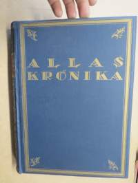 Allas Krönika - Illustrerad Veckoskrift 1932 -inbunden årgång / sidottu vuosikerta / annual volume