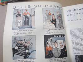 Allas Krönika - Illustrerad Veckoskrift 1932 -inbunden årgång / sidottu vuosikerta / annual volume