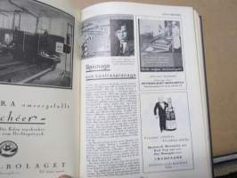 Allas Krönika - Illustrerad Veckoskrift 1932 -inbunden årgång / sidottu vuosikerta / annual volume
