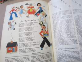 Allas Krönika - Illustrerad Veckoskrift 1932 -inbunden årgång / sidottu vuosikerta / annual volume