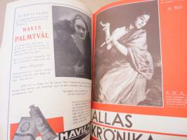 Allas Krönika - Illustrerad Veckoskrift 1932 -inbunden årgång / sidottu vuosikerta / annual volume