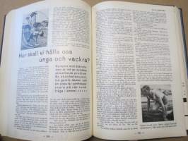 Allas Krönika - Illustrerad Veckoskrift 1932 -inbunden årgång / sidottu vuosikerta / annual volume