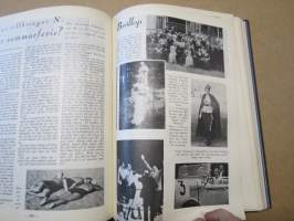 Allas Krönika - Illustrerad Veckoskrift 1932 -inbunden årgång / sidottu vuosikerta / annual volume