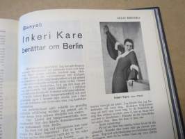 Allas Krönika - Illustrerad Veckoskrift 1932 -inbunden årgång / sidottu vuosikerta / annual volume