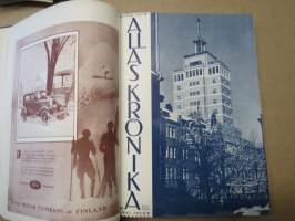 Allas Krönika - Illustrerad Veckoskrift 1931 -inbunden årgång / sidottu vuosikerta / annual volume