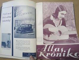 Allas Krönika - Illustrerad Veckoskrift 1931 -inbunden årgång / sidottu vuosikerta / annual volume