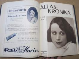 Allas Krönika - Illustrerad Veckoskrift 1931 -inbunden årgång / sidottu vuosikerta / annual volume