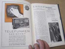 Allas Krönika - Illustrerad Veckoskrift 1931 -inbunden årgång / sidottu vuosikerta / annual volume