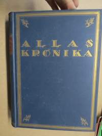 Allas Krönika - Illustrerad Veckoskrift 1930 -inbunden årgång / sidottu vuosikerta / annual volume