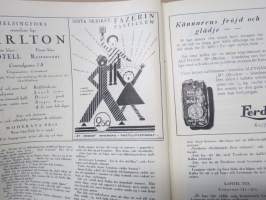 Allas Krönika - Illustrerad Veckoskrift 1930 -inbunden årgång / sidottu vuosikerta / annual volume