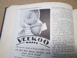 Allas Krönika - Illustrerad Veckoskrift 1930 -inbunden årgång / sidottu vuosikerta / annual volume