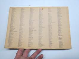 Suomen käsikartta / Handkarta över Finland 1945 - 8. painos