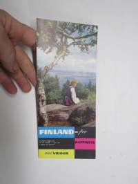 Finland - For happiness and vigour -travel brochure / matkailuesite