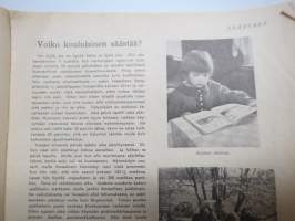 Säästäjä 1938 nr 9, sis. mm. seur. artikkelit; Tuutulaulu, Voiko koululainen säästää?, Säästölipa-tarian (Jussi Kukkonen), Käsityösivu, takasivulla