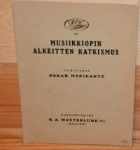 Musiikkiopin alkeitten katkismus, 1941.