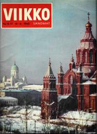 Viikkosanomat 1960 nr 16-17/ Suomen ortodoksinen kirkko, Itävalta, Jäämeren rannalla, orkidea, Ingemar Johansson