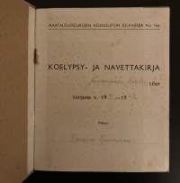 Koelypsy- ja navettakirja (1941)