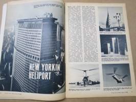 Tekniikan Maailma 1966 nr 12, Viekää kamera veteen, New Yorkin Heliport, Höyryauto, Glas 1700, Suunnittelijat, ym.