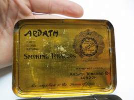 Ardath Tobacco London -tupakkapakkaus, peltiä / tobacco tin package