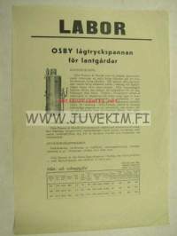 Labor Osby lågtryckspannan -esite