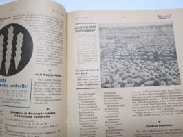 Neovius 1934 nr 1 - Suomen Kone- ja Kankaankutojien sekä Langankäyttäjien äänenkannattaja, koneasiaa, muotia, käsitöitä ym.