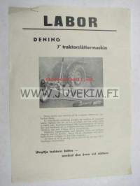 Labor Dening 7 fots traktorslåttermaskin -esite