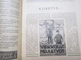 Neovius 1933 nr 8 - Suomen Kone- ja Kankaankutojien sekä Langankäyttäjien äänenkannattaja, koneasiaa, muotia, käsitöitä ym