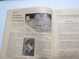 Neovius 1933 nr 8 - Suomen Kone- ja Kankaankutojien sekä Langankäyttäjien äänenkannattaja, koneasiaa, muotia, käsitöitä ym