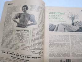 Neovius 1934 nr 2 - Suomen Kone- ja Kankaankutojien sekä Langankäyttäjien äänenkannattaja, koneasiaa, muotia, käsitöitä ym.