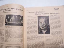 Neovius 1933 nr 1 - Suomen Kone- ja Kankaankutojien sekä Langankäyttäjien äänenkannattaja, koneasiaa, muotia, käsitöitä ym
