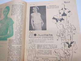 Neovius 1933 nr 4 - Suomen Kone- ja Kankaankutojien sekä Langankäyttäjien äänenkannattaja, koneasiaa, muotia, käsitöitä ym