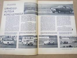 Tekniikan maailma 1963 nr 1, Jussi Juurikkala Goodwoodissa - Urheilu-autoja kokeilemassa, Morane Saulnier Rallye -herrasmiehen lentokone auton hinnalla, ym.