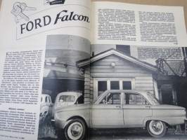 Tekniikan maailma 1960 nr 11, Ford Falcon, Kotielokuvien otsikointi, Television leviäminen ja optimistit, Nän toimivat rullaportaat, Vikkelä veturikytkin, ym.
