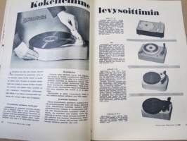 Tekniikan maailma 1960 nr 11, Ford Falcon, Kotielokuvien otsikointi, Television leviäminen ja optimistit, Nän toimivat rullaportaat, Vikkelä veturikytkin, ym.