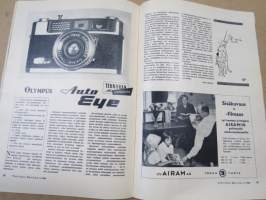 Tekniikan maailma 1960 nr 11, Ford Falcon, Kotielokuvien otsikointi, Television leviäminen ja optimistit, Nän toimivat rullaportaat, Vikkelä veturikytkin, ym.