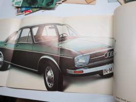 Audi 100 1969 -myyntiesite / sales brochure