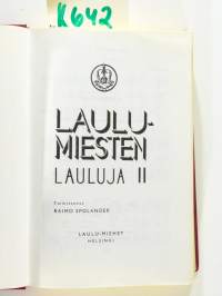 laulumiesten lauluja II