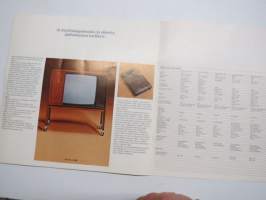 Bang &amp; Olufsen Beovision 601, 901, 1601, 3500, 4000, 5000, 6000 Televisio / TV -myyntiesite / sales brochure in finnish
