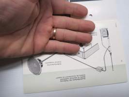 Schaub-Lorenz Autohalterung Touring T 50 Montageanleitung - Installation instructions - Montage Instructions -asennusohjeet