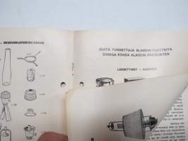 Aladdin voimavalolamppu nr 23 -käyttöohjekirja, varaosaluettelo / Kraftljuslampa - bruksanvisning + reservdelskatalog